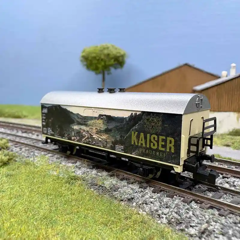 Meilleure Vente Wagon frigorifique de type Ibopqs, transport de bière "Kaiser", Ep. VI - MINITRIX 18105 - N 1/160