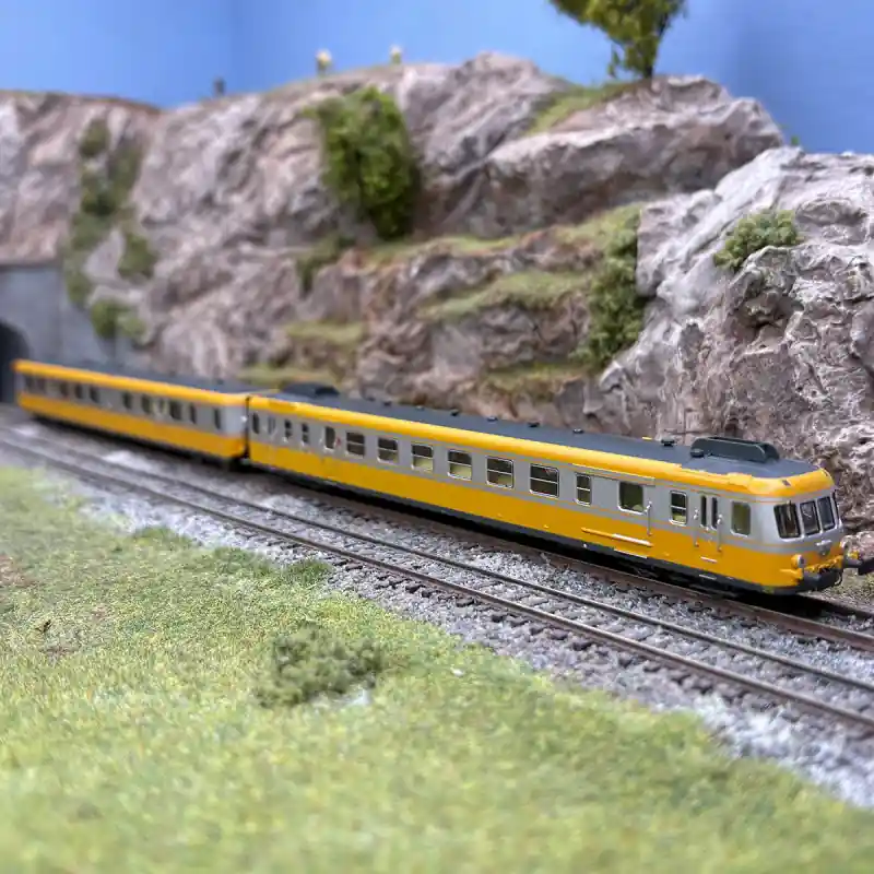 Dernier Modèle Automotrice diesel RGP II, XBD 2715 et XRAB 7701, SNCF, Ep. IV digital son - ARNOLD HN2636S - N 1/160