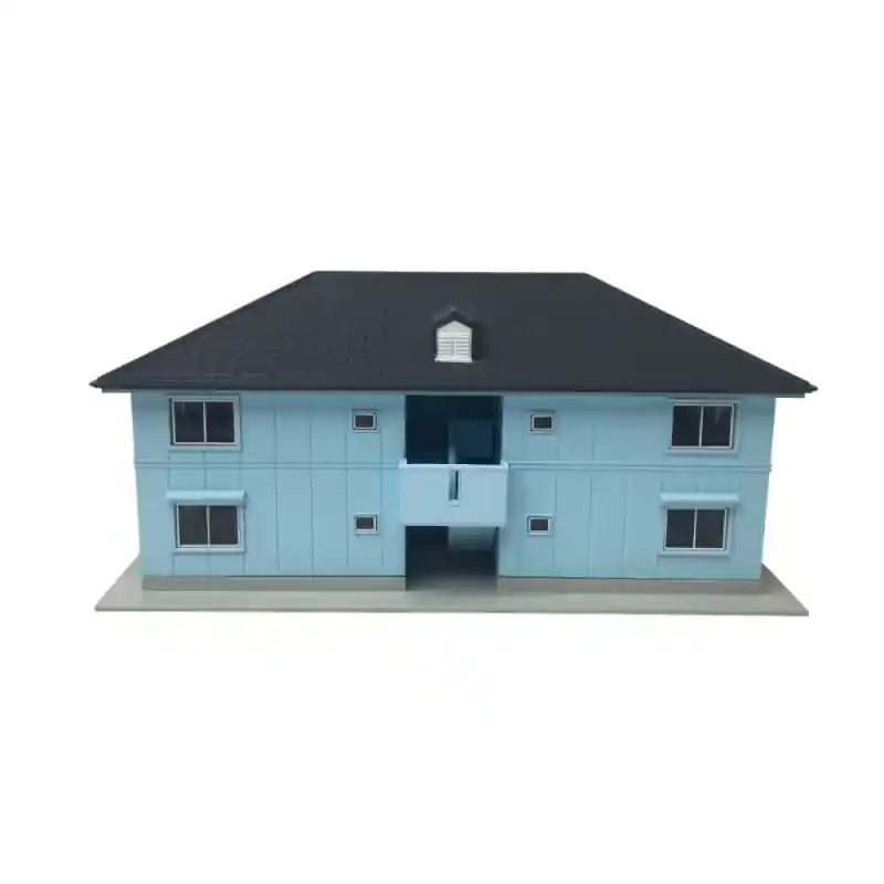 Immeuble d‘appartements Gilbert Gardens, bleu ciel - KATO 23-402A - N 1/160 Meilleur Choix