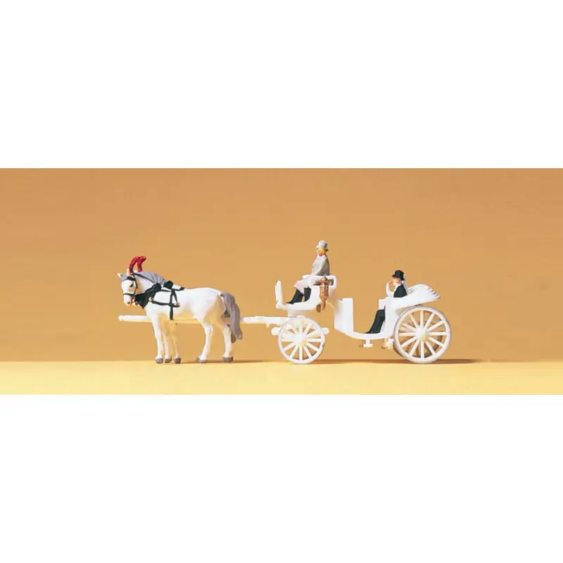 Top Vente Carosse de mariage ouvert - PREISER 79479 - N 1/160