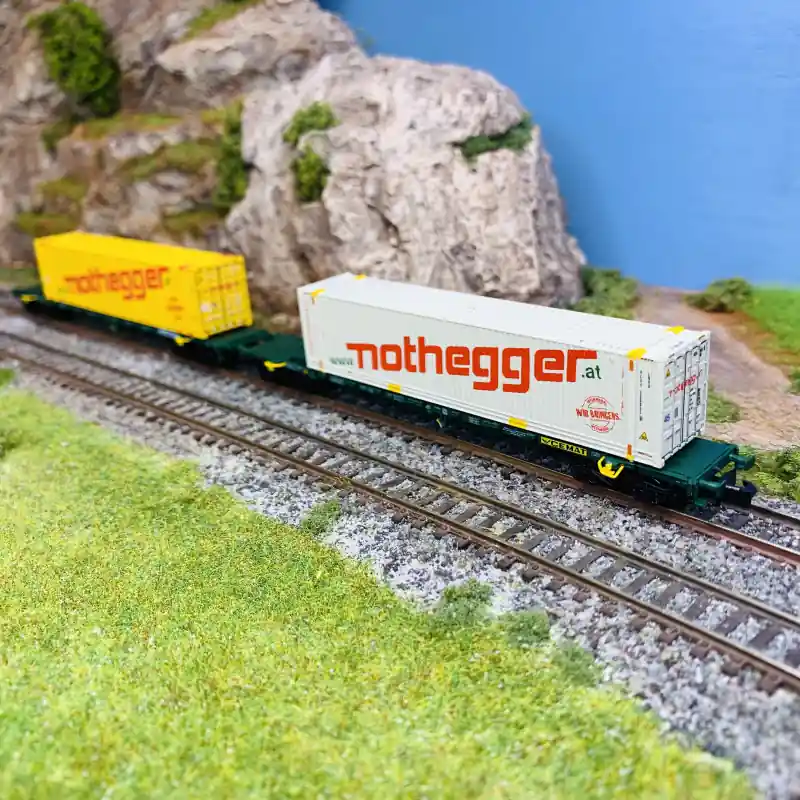 Prix Choc Wagons porte conteneurs "Nothegger", Ep V-VI - ARNOLD HN6657 - N 1/160