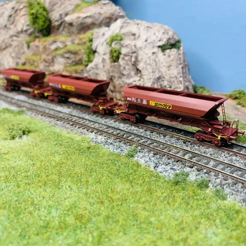 Jusqu'à Épuisement Des Stocks Coffret de 3 wagons trémie EX "SIMOTRA", Ep. V - SNCF - REE NW269 - N-1/160