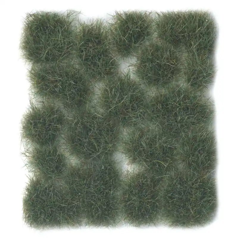 Jusqu'à Épuisement Des Stocks Touffes d‘herbe Vert Intense, Sauvage, 12mm (x17) - VALLEJO SC427