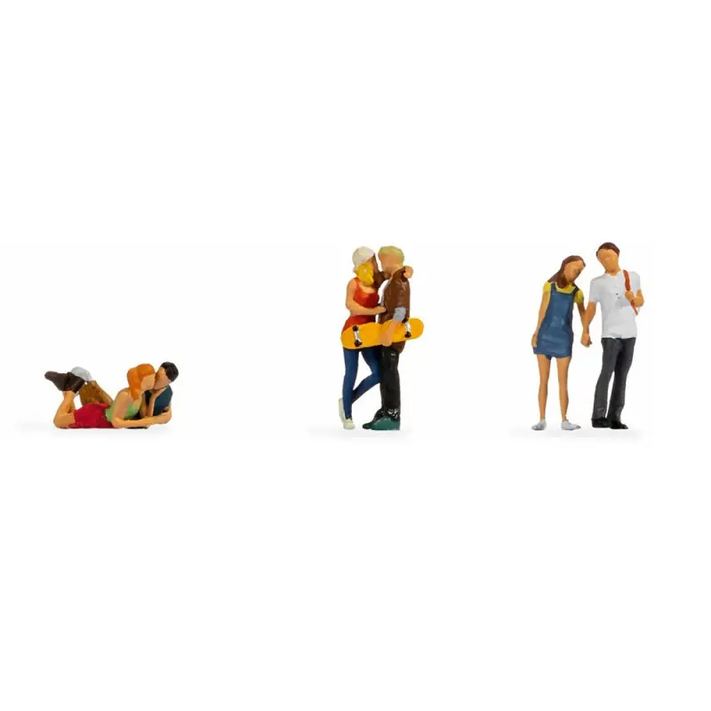 Personnages en couple (x3) - NOCH 36512 - N 1/160 Bon Marché