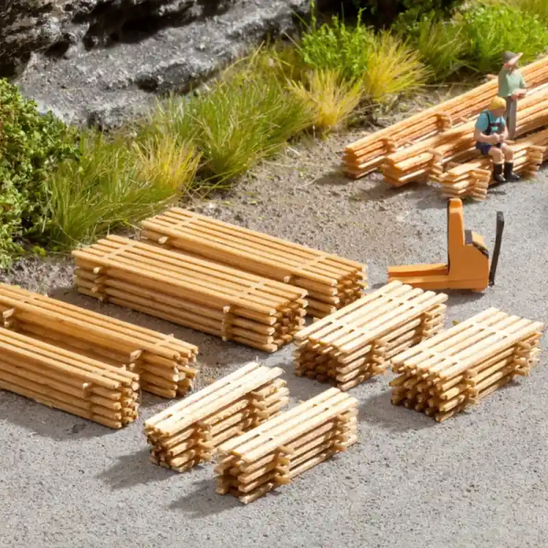 Petit Prix 4 x 2 Piles de planches - N 1/160 - NOCH 14628