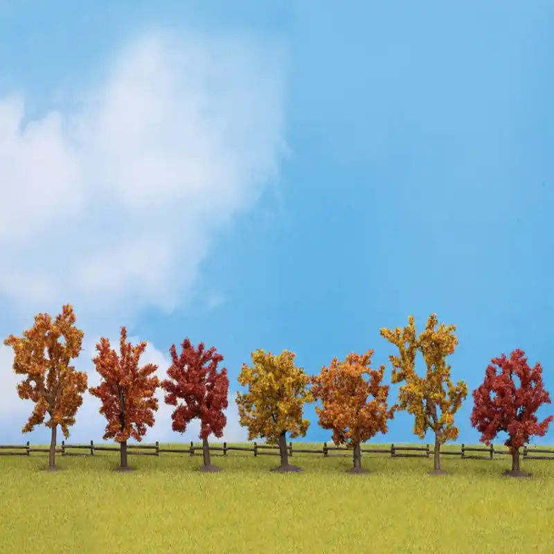 7 arbres d‘automne de 8 à 10 cm - NOCH 25070 Petit Prix