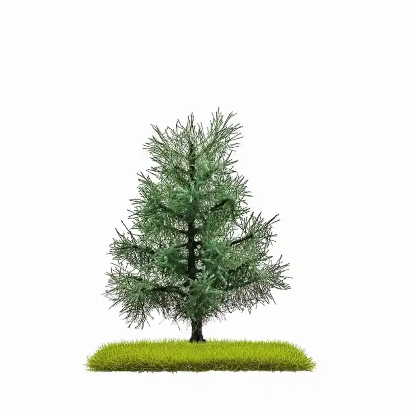 Sapin, 80 mm, 2 pièces - BUSCH 3801 - HO 1/87 Vente Directe