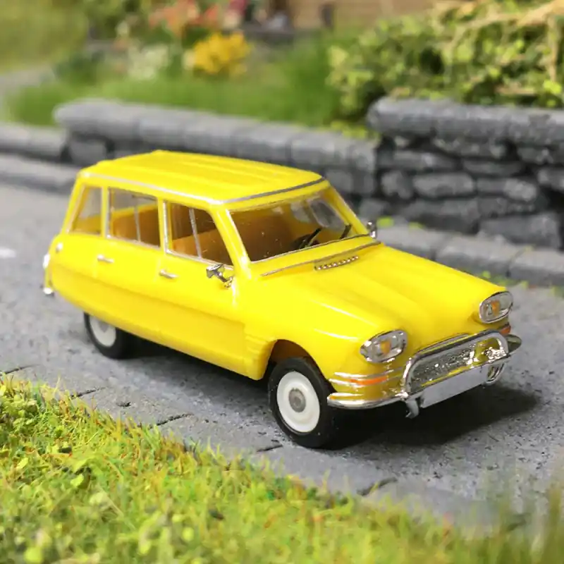 Citroën AMI 6, break, jaune - HERPA 027328-005 - HO 1/87 Petit Prix