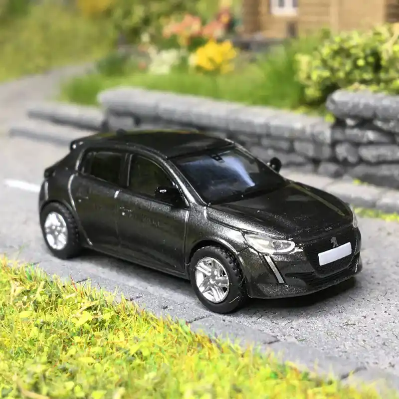 Peugeot 208 II, phase 1, gris métallisé, 2019 - SAI 6642 - HO 1/87 Remise