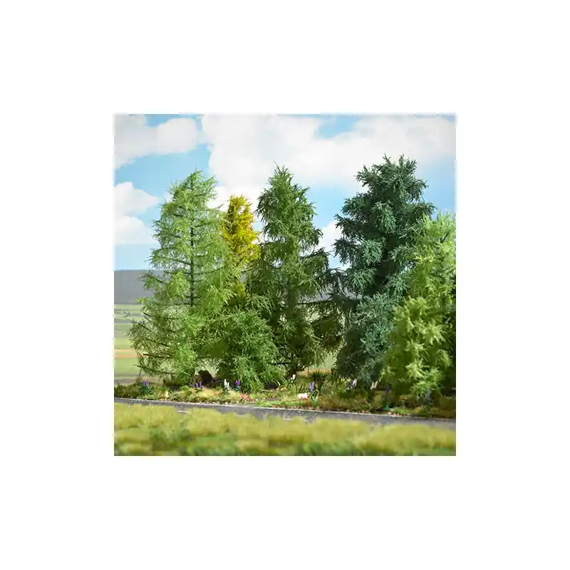 Vente Flash Mélèze, 210mm, Été - BUSCH 3813 - HO 1/87