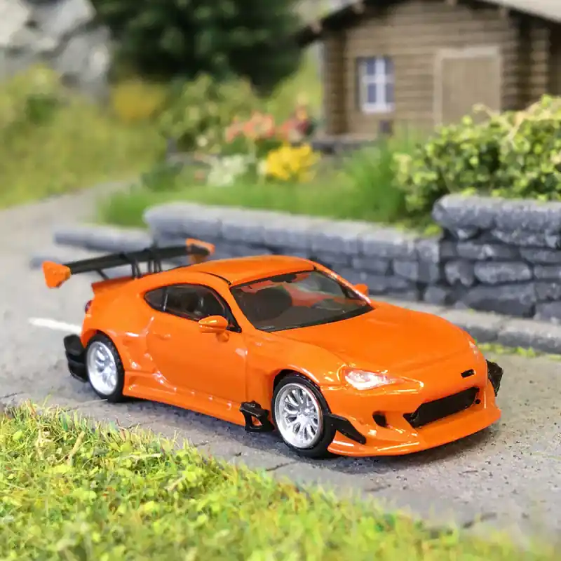 Marque MicroCity, Toyota GT86, orange, 2012 - HERPA 87MC000069 - HO 1/87