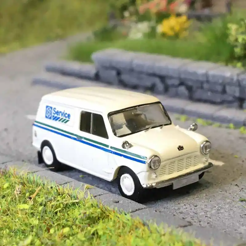 Must-Have Austin Mini, van, BL Service, 1960 - BREKINA 15371 - HO 1/87