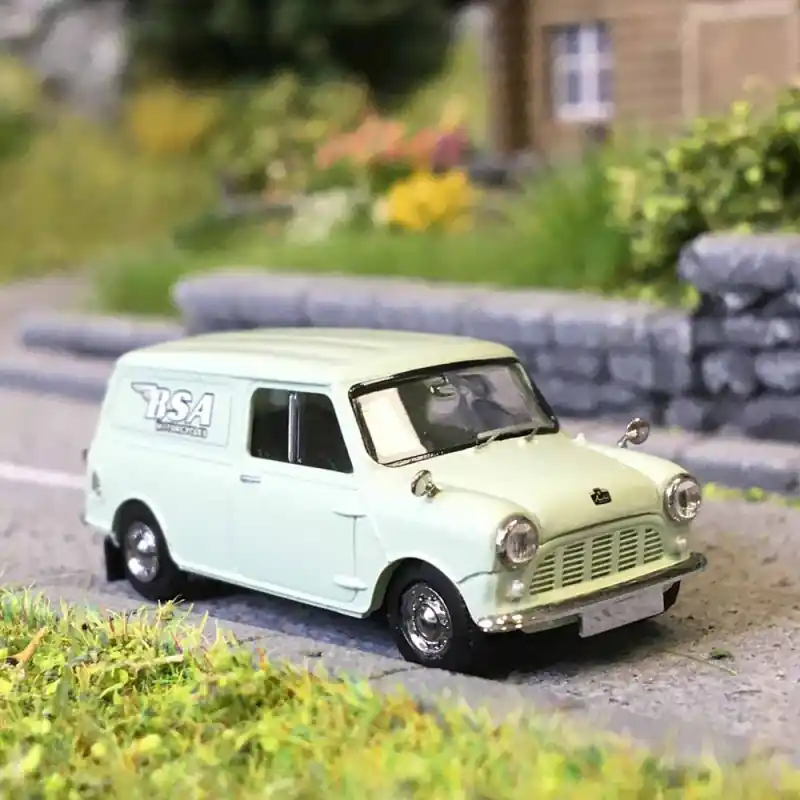 Meilleure Vente Austin Mini, fourgonnette, BSA, 1960 - BREKINA 15368 - HO 1/87