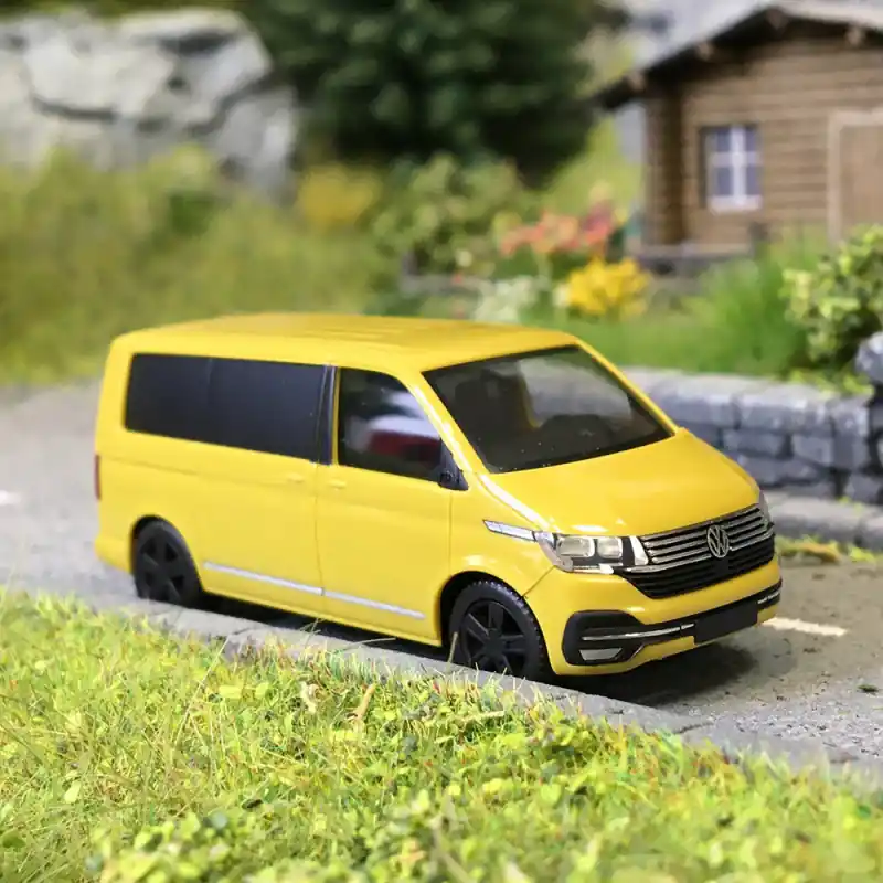 Prix Réduit Volkswagen T6.1, caravelle, jaune - HERPA 096782-003 - HO 1/87