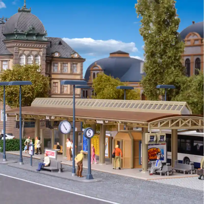 Pas Cher Gare routière, couverte - VOLLMER 45149 - HO 1/87