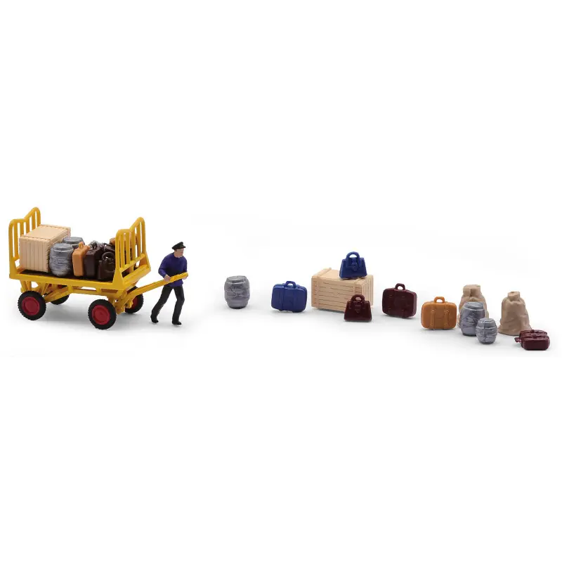 Meilleure Vente Coffret d‘actions, Prêt à démarrer - BUSCH 79911 - HO 1/87