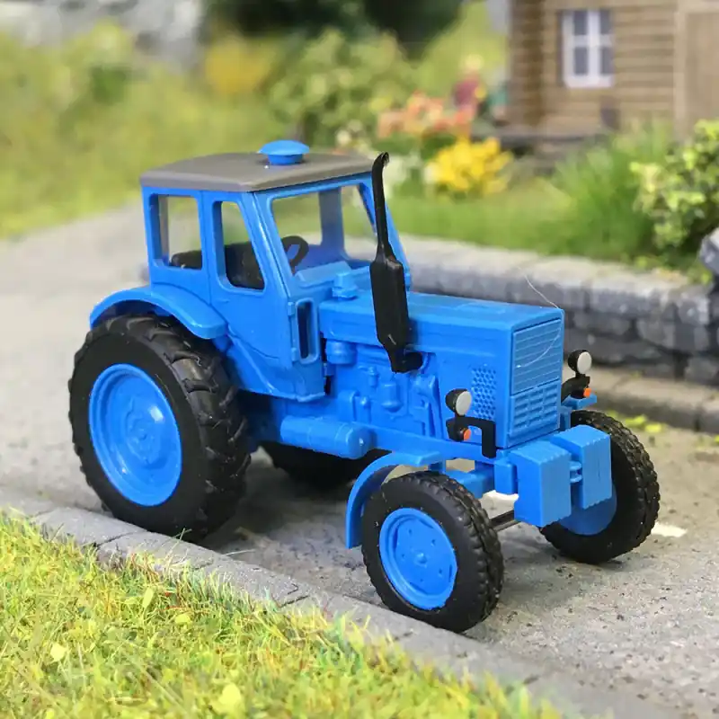 Nouveauté Tracteur, Belarus MTS-50, bleu - BUSCH 51358 - HO 1/87