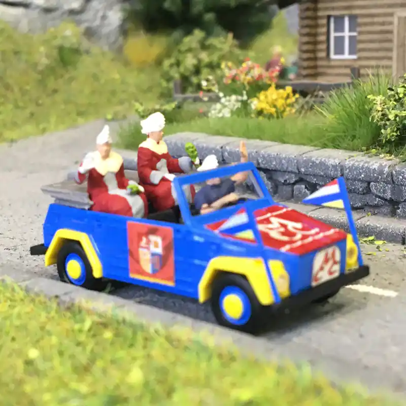 Volkswagen 181, Voiture de coursier - BUSCH 52730 - HO 1/87 Quantité Limitée