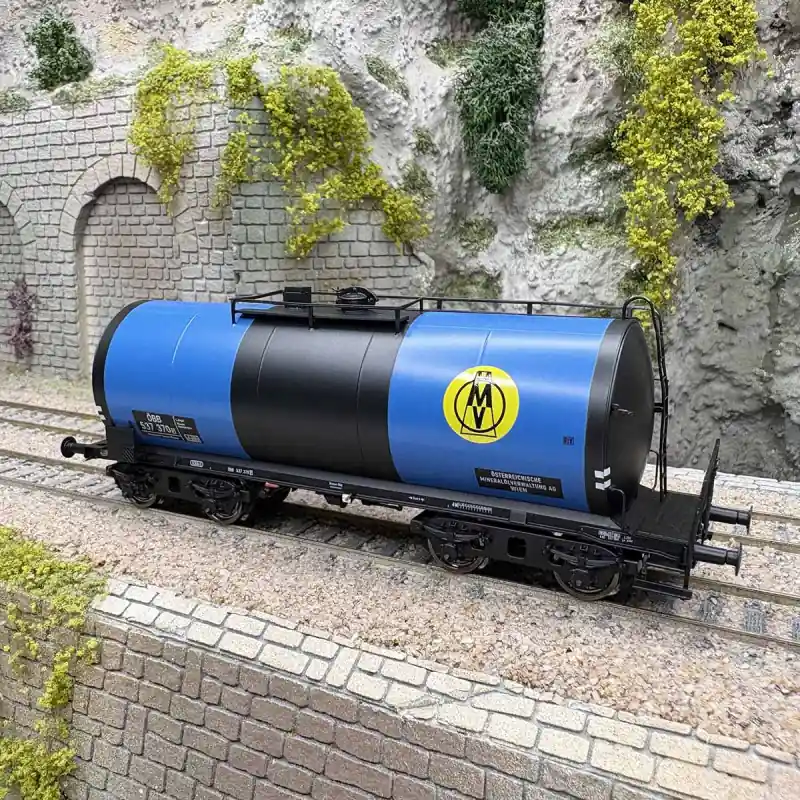 Wagon citerne à bogies type ZZ, "ÖMV", ÖBB, Ep. III - BRAWA 49631 - HO 1/87 Expédié Aujourd'hui
