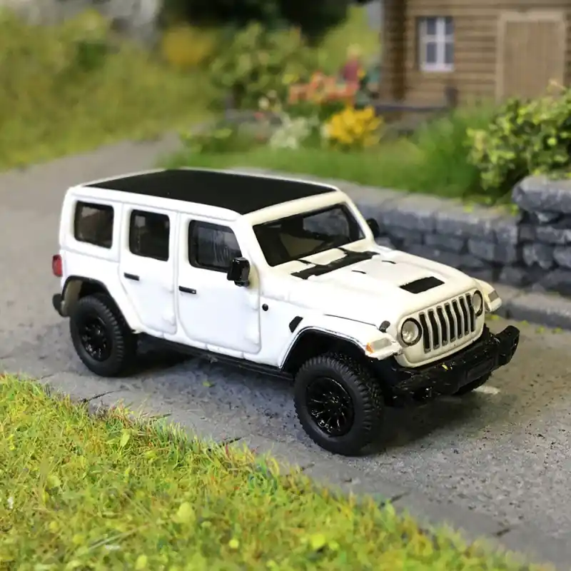 Offre Spéciale MicroCity, Jeep Wrangler, blanc, 2017 - HERPA 87MC000012 - HO 1/87
