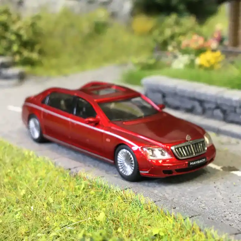 MicroCity, Maybach 62S, limousine, red, 2002-2013 - HERPA 87MC000025 - HO 1/87 Marque
