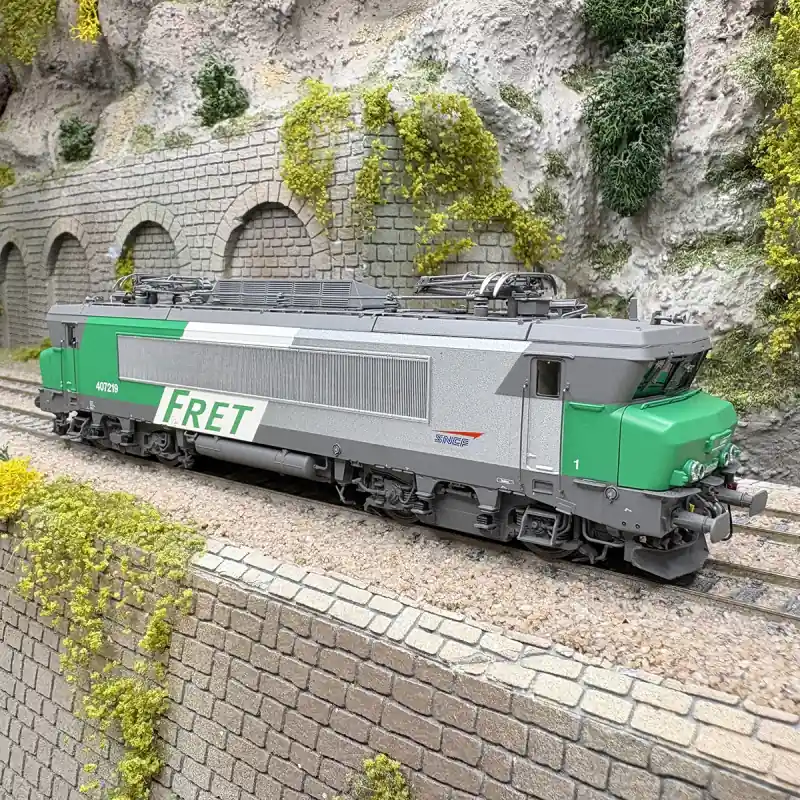 Commande En Gros Locomotive électrique BB 407219, livrée FRET, Bordeaux, Casquette, SNCF, Ep. V et VI, digital son AC - LSMODELS 11702S - HO 1/87