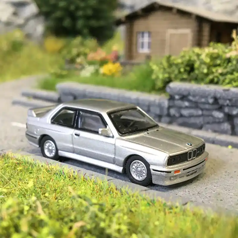 BMW M3 E30, gris, 1986 - Minichamps 870020224 - 1/87 Nouveauté