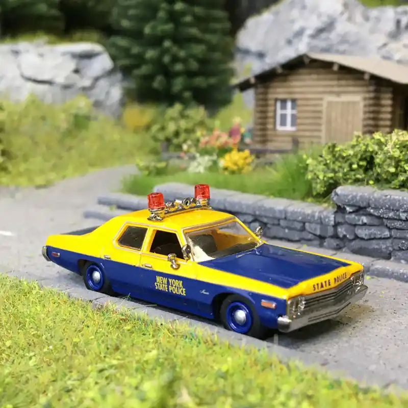 Dodge Monaco, New York state Police, 1974 - Brekina 18155 - HO 1/87 Solde