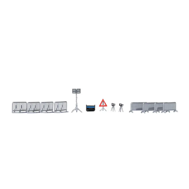 Expédition Rapide Coffret de figurines, Accessoires de police - NOCH 14821 - HO 1/87