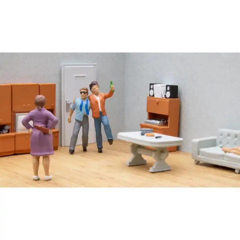 Petit Prix Coffret de figurines Funny scenes Mecs bourrés - NOCH 16606 - HO 1/87
