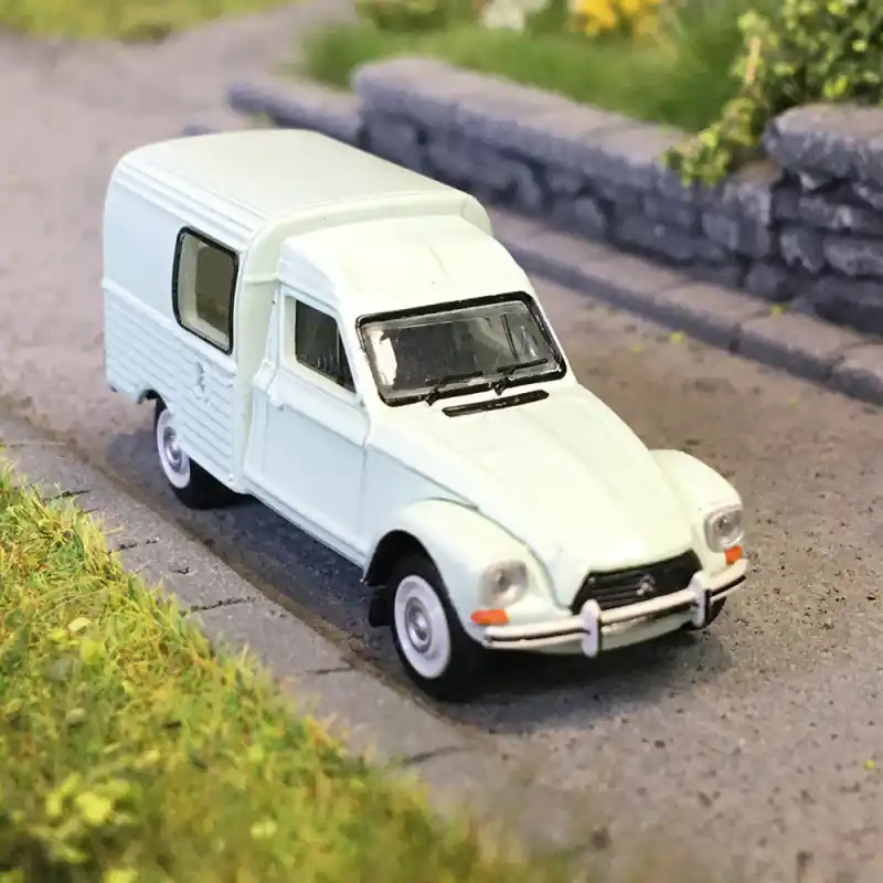 Citroën Acadiane, turquoise pastel, 1978 - SAI 7634 - HO 1/87 Meilleur Choix