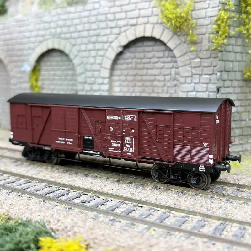 Wagon couvert Primeurs TP, 4 portes, PLM, Ep. II - REE WB-906 - HO 1/87 Achetez Aujourd'hui
