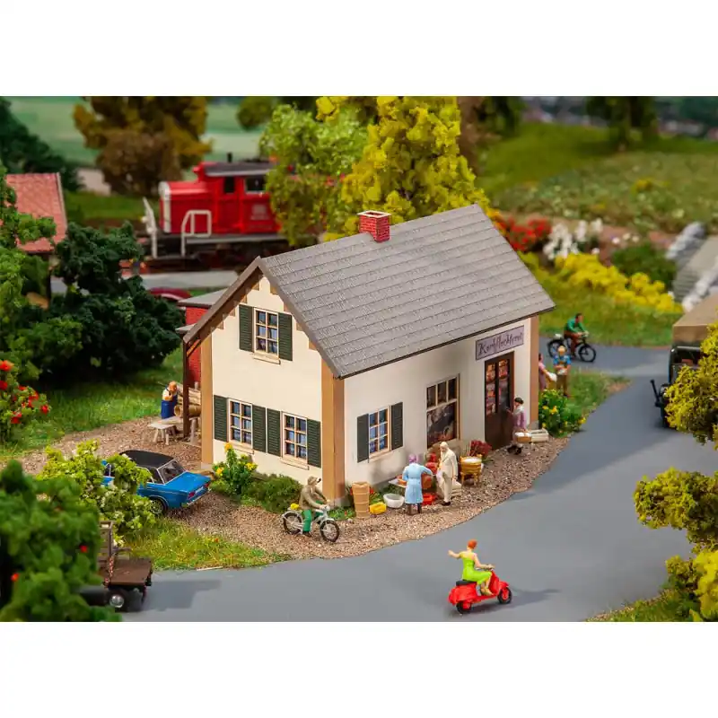 Maison avec commerce de vannerie - FALLER 130612 - HO 1/87 Promotion Saisonnière