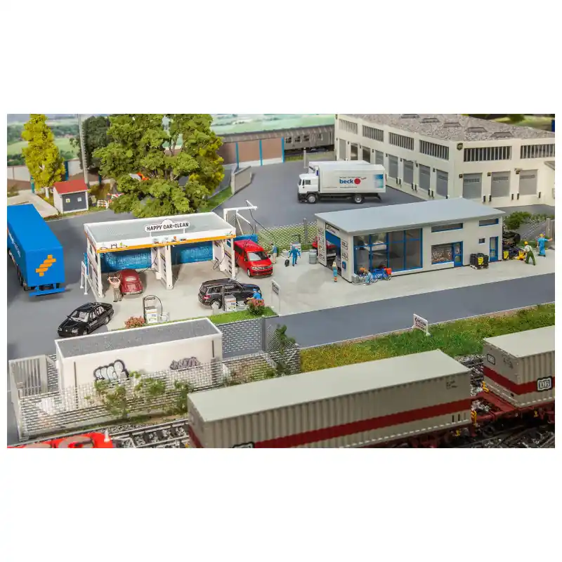 Meilleure Vente Station de lavage pour autos - FALLER 191829 - HO 1/87
