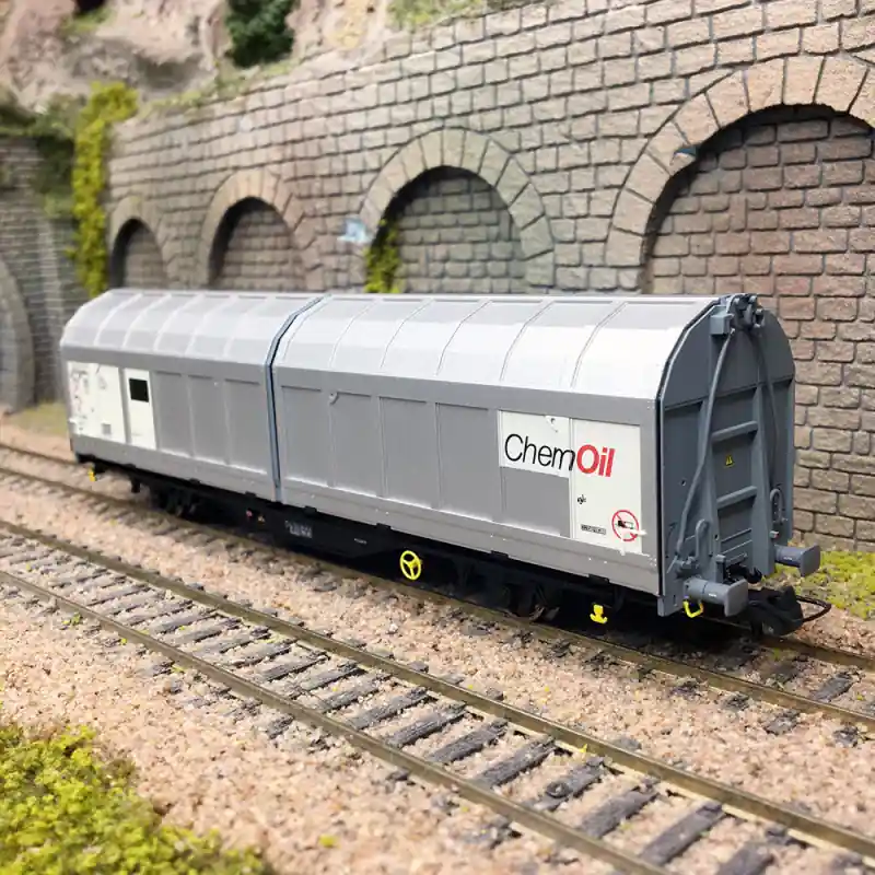 Bon Marché Wagon à parois coulissantes type Hbbins, AAE Cargo, Ep. VI - ROCO 77491 - HO 1/87