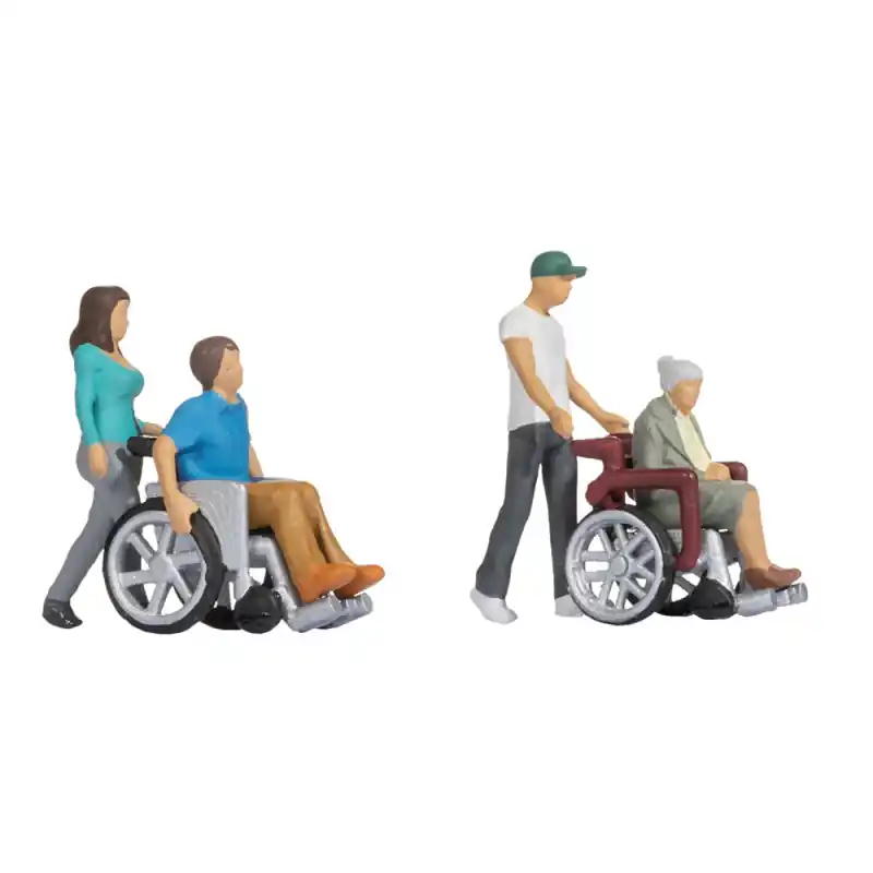 Personnes en fauteuil roulant - NOCH 15552 - HO 1/87 Soldes