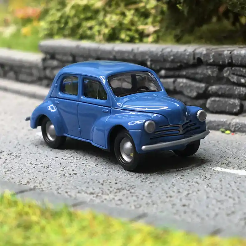 Nouvelle Collection Renault 4CV, Bleu - Busch 89111 - HO 1/87