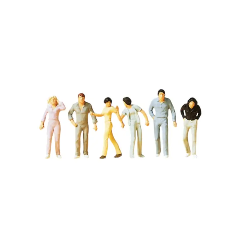 Commander Vite Passagers marchant - Preiser 14001 - HO 1/87