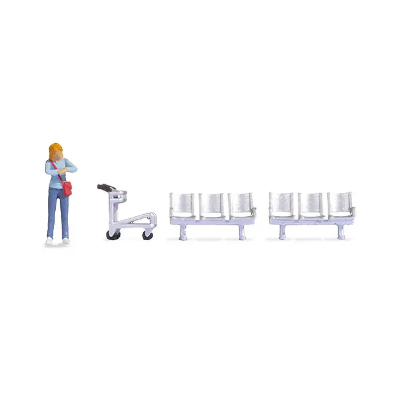 Bon Plan Sur le quai de gare - Noch 16528 - HO 1/87