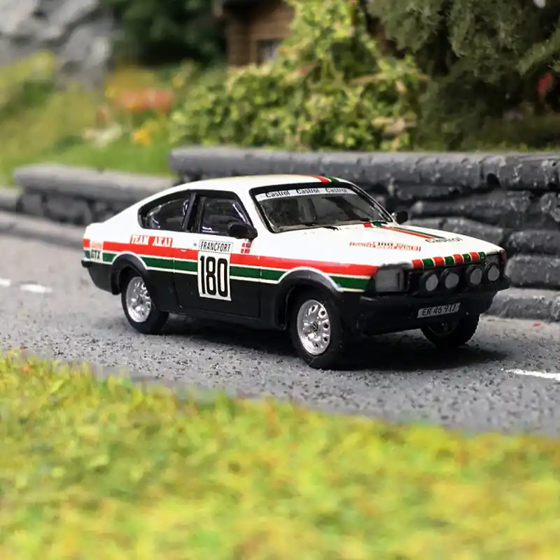 Achat Immédiat Opel Kadett C GT/E, "Rallye Monte Carlo 1978" N°80, Blanc & Vert - Brekina 20408 - 1/87