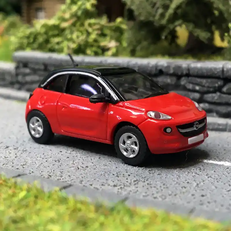 Marque Opel Adam, Rouge & Noir - PCX 870380 - HO 1/87
