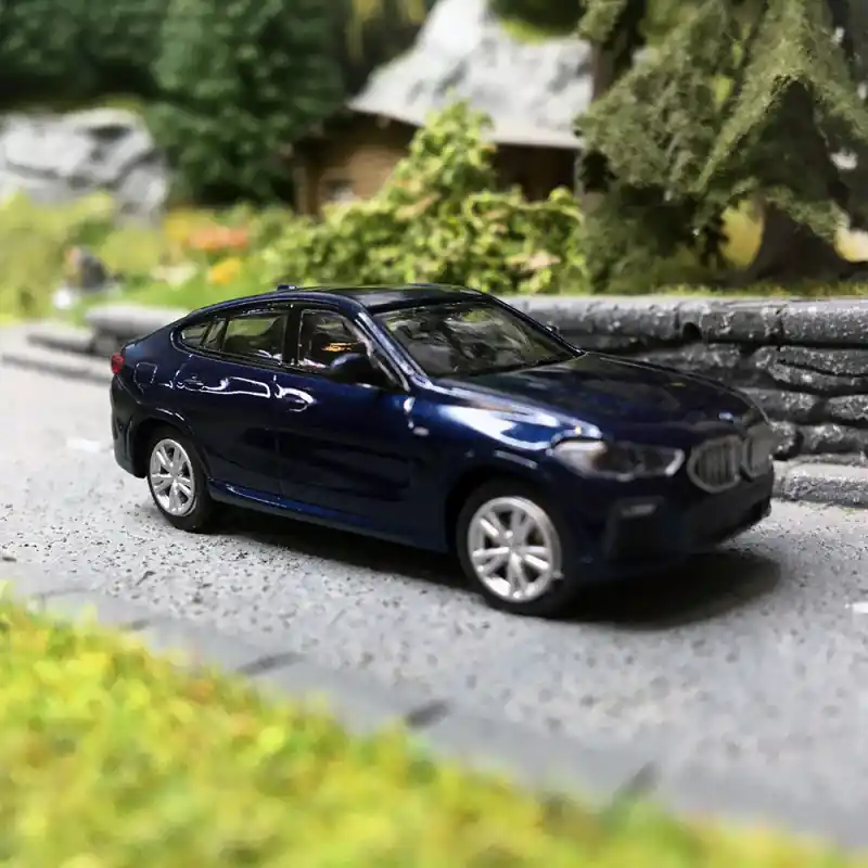 BMW X6, 2020, Bleu - MINICHAMPS 870 020521 - 1/87 Vente Directe