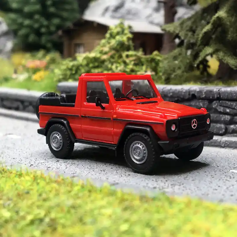 Super Prix Mercedes Benz G-Modell, Rouge - Herpa 420860-002 - HO 1/87