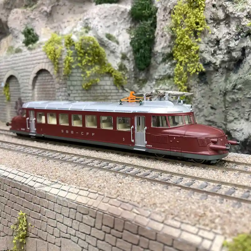 Automotrice RCe 2/4 607, SBB CFF, Ep VI, Digital Son 3R AC - MARKLIN 38860 - HO 1/87 Prix Bas
