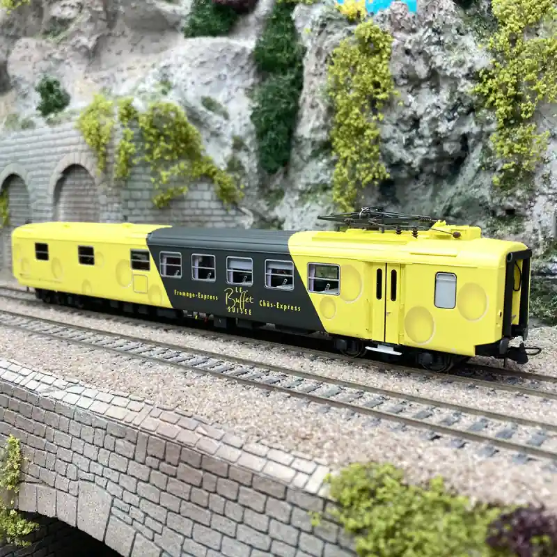 Voiture restaurant EW I WR (Le buffet Suisse), SBB CFF FFS, Ep Va - LSMODELS 47264DC - HO 1/87 Bon Marché