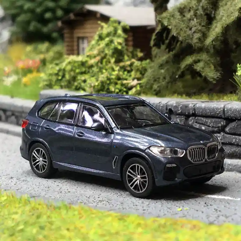 Prix Cassé BMW X5 2019, bleu/gris - Minichamps 870029201 - HO 1/87
