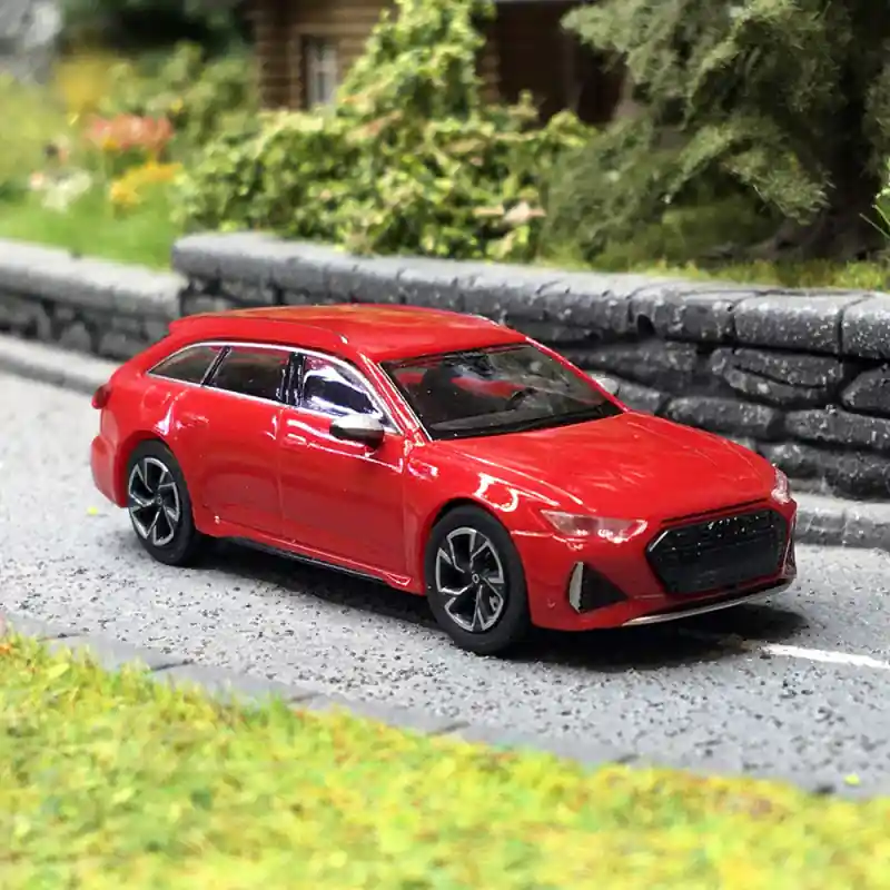 Prix Cassé Audi RS6 Avant 2019, Rouge - Minichamps 870010010 - HO 1/87
