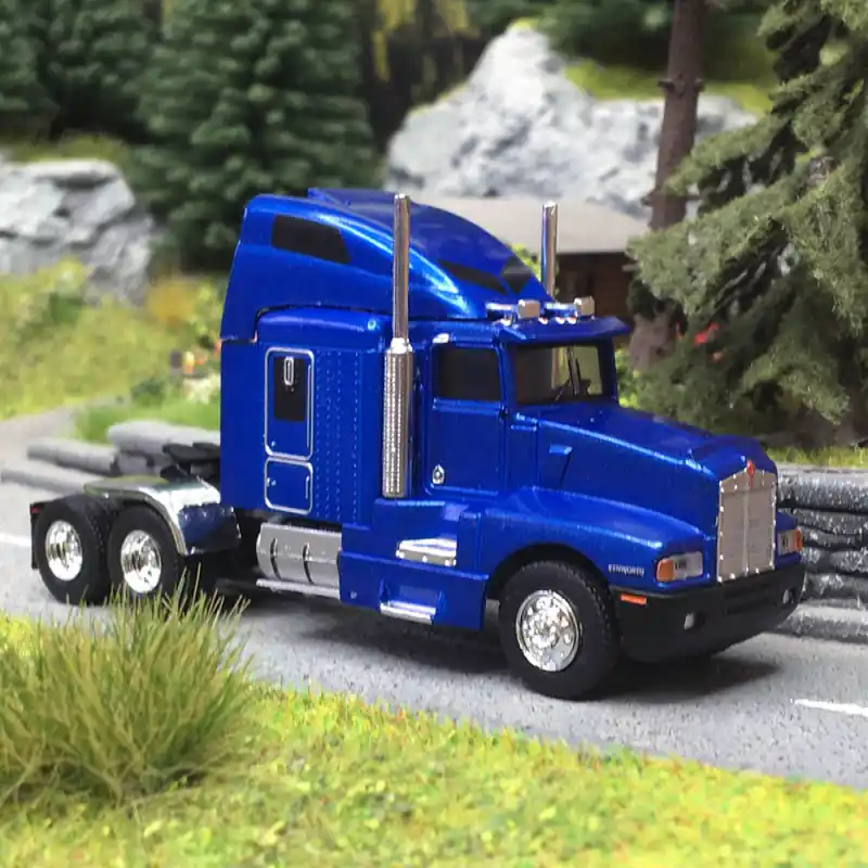 Commande En Gros Tracteur Kenworth T 600, Bleu - Brekina 85925 - 1/87
