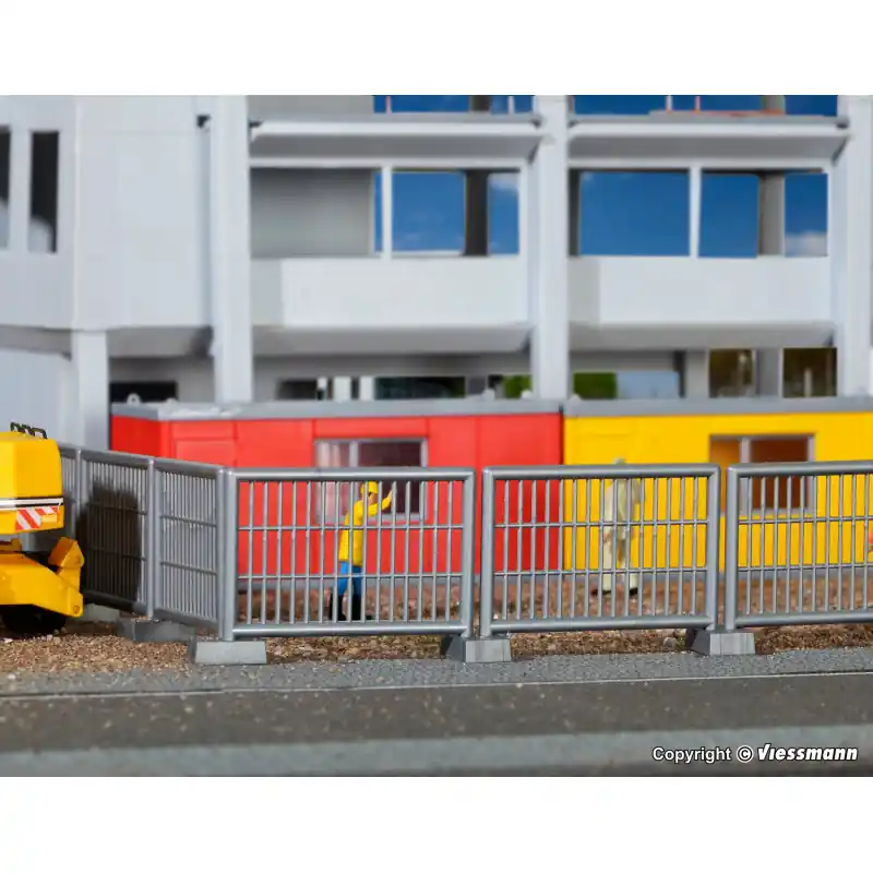 Barrières de chantier - KIBRI 38649 - HO 1/87 Promotion Saisonnière