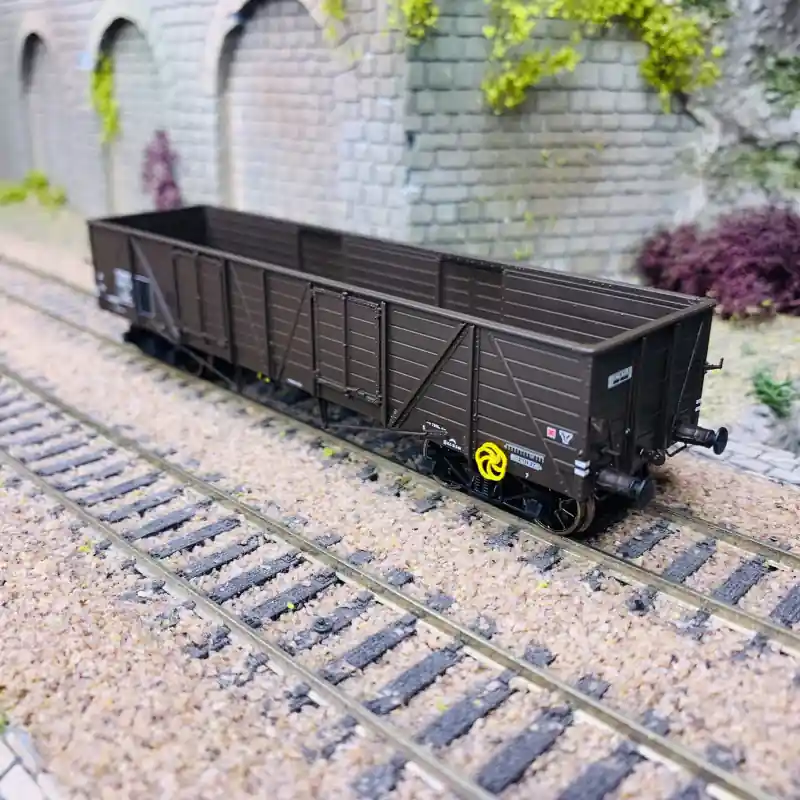 Achat Immédiat Wagon TP Tombereau, SNCF, Ep III A - REE WB855 - HO 1/87